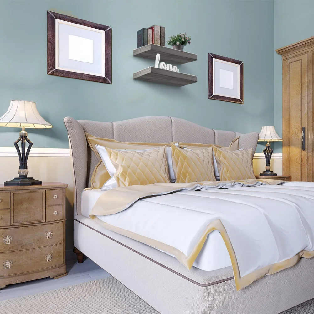 Hang Bedroom Bathroom Simple Small Home Decor Hanging Shelf Wood Wall Shelves Home Decor