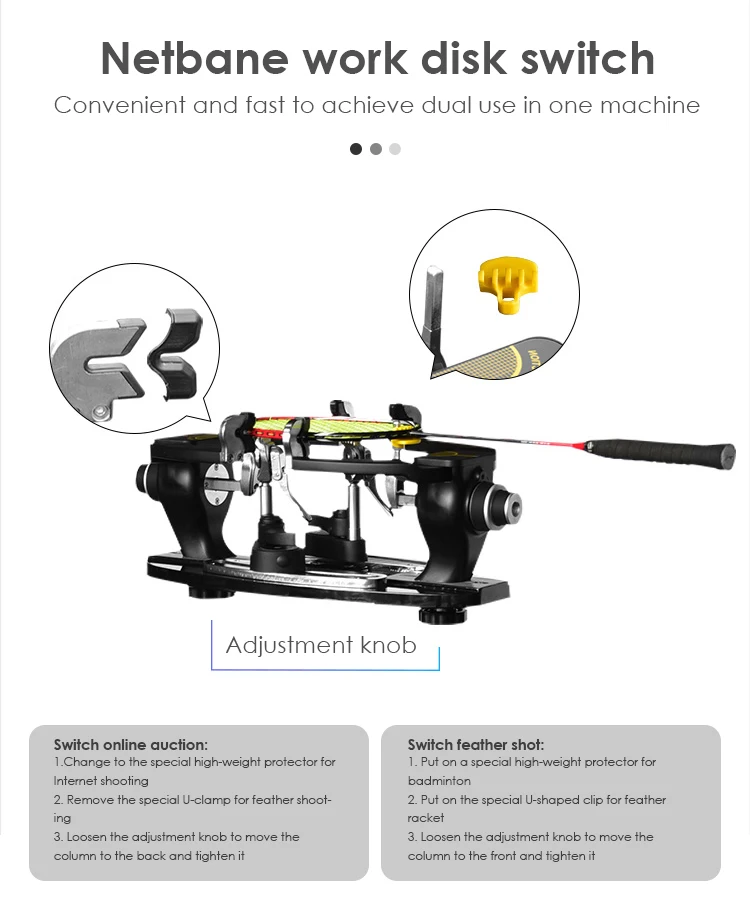 Attractive Badminton Digital Stringing Machine Manual For String Racket