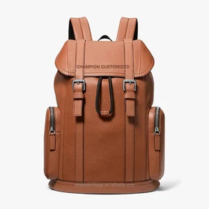 Custom Logo Pebble Fashion Vegan Leather Mens Laptop Business Backpack Waterproof Bagpack Bag for Men
