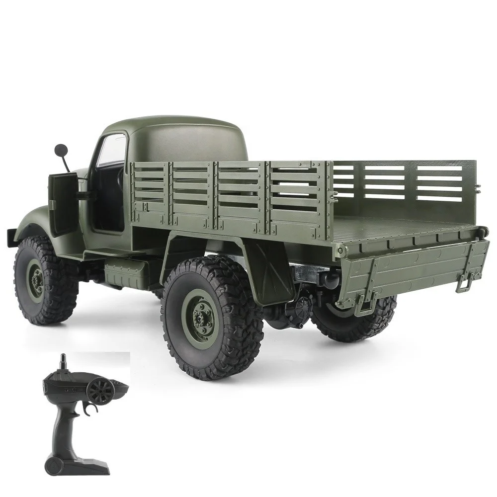 Ichlovdu RC Militär Truck 1:16 - 6WD Geländewagen Mit 2,4G Fernbedienung Grün