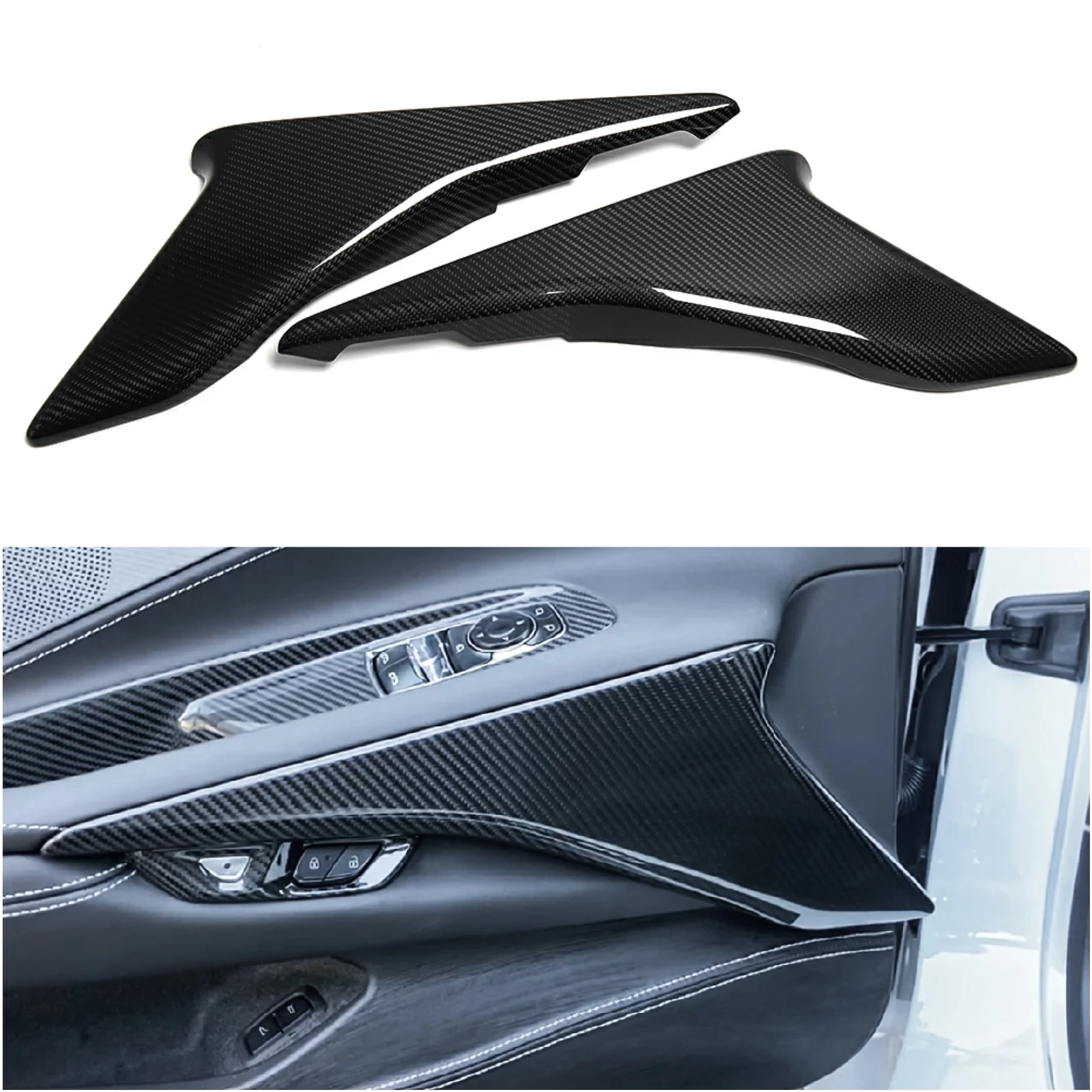 Console Central Control Carbon Fiber Interior Trim Jogon For Gmsv For ...