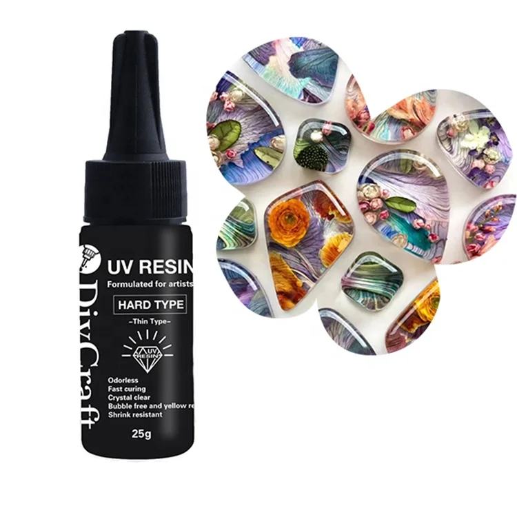 DIY смолы консервированные цветы для ювелирных изделий эпоксидная смола-без запаха кристально чистая УФ-смола