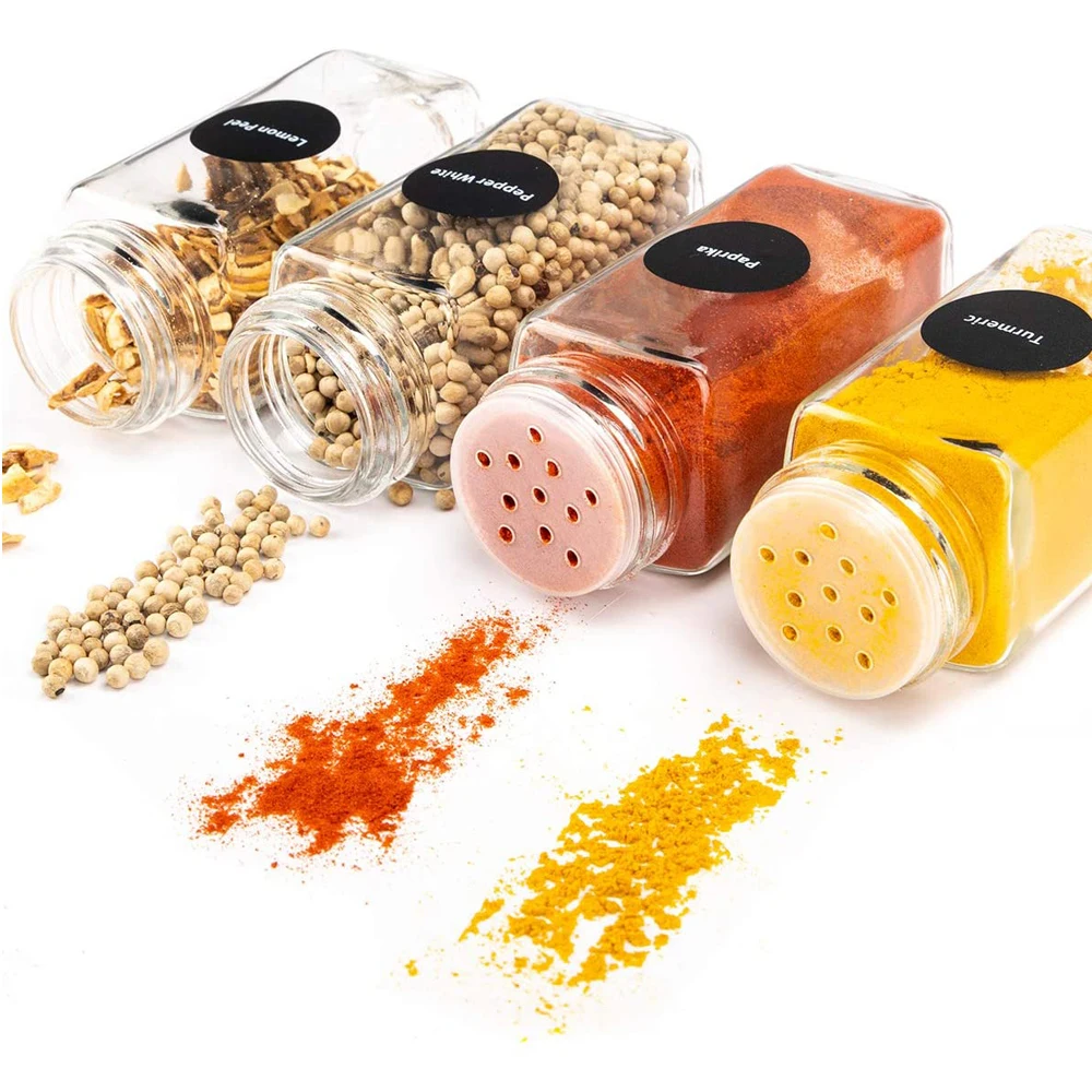 Buy Wholesale China Wholesale 120ml Container Kitchen Square Glass  Seasoning Spices Jars And Shaker Spice Bottle & Shaker Spice Bottle at USD  0.16