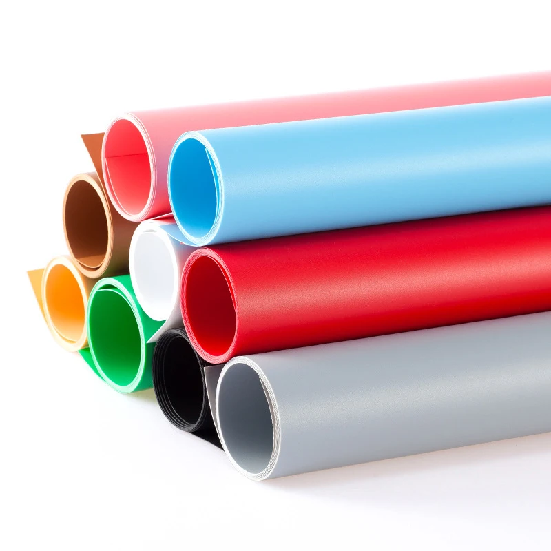 Белый ПВХ фон 120*200 см Фотография фона бумага все цвета для фотографии