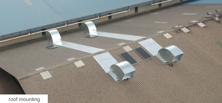Large Industrial Air Extractor, Solar, Wall - detail 26
