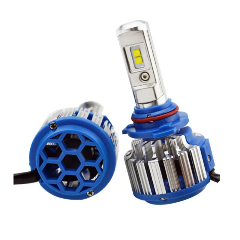 Universal Style Led T1s 9006 LED Bombillas High Power 35w 6000k 5000lm Aluminum 9006 Led Headlight for Car Led Car Light