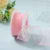 4cm pink wrinkled snow gauze belt, size 10