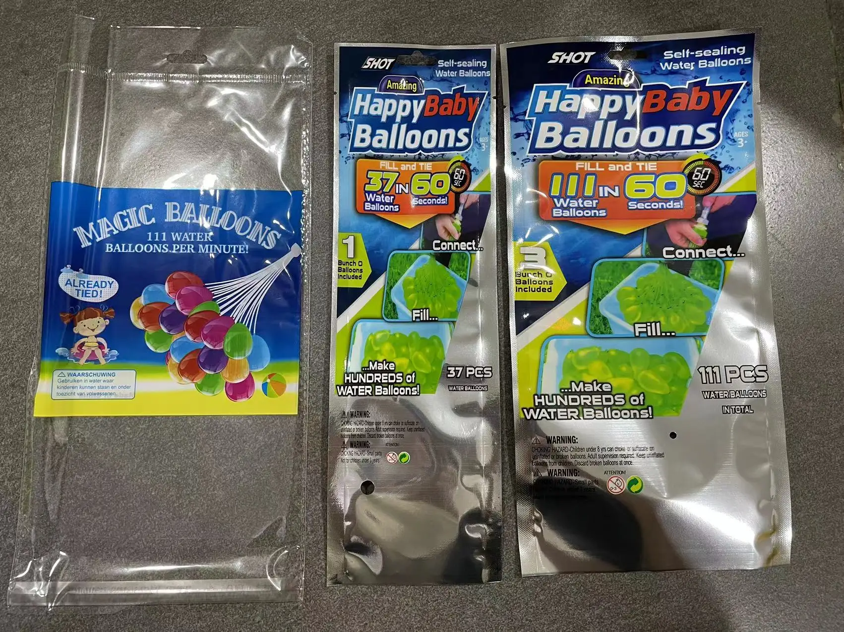 Factory Spot Water Balloons 111pcs /bag Balloon Self Sealing Magic