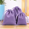 Short plush light purple