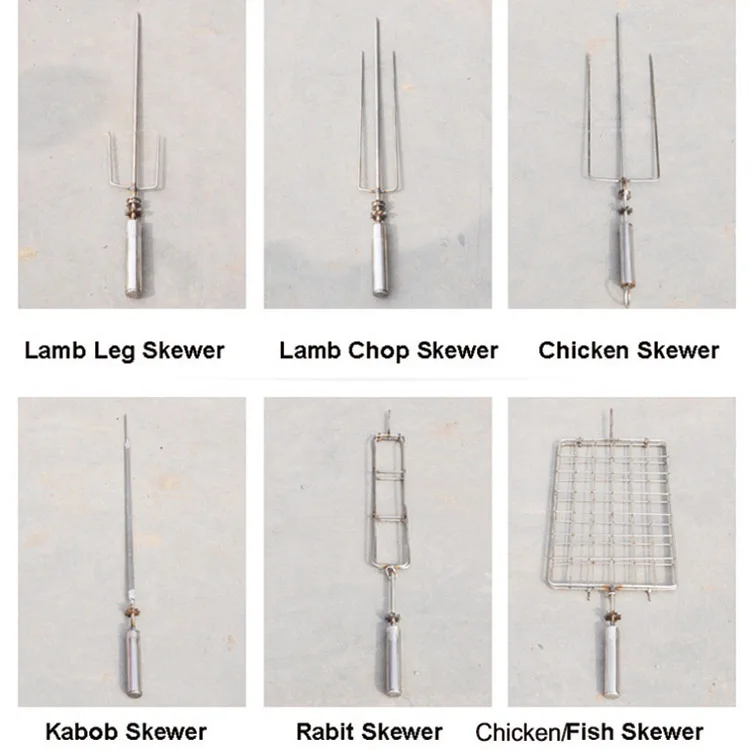 Restaurant outdoor trolley  rotary rotating chicken grill automatic auto gas electric charcoal  kebab lamb  BBQ grill machine