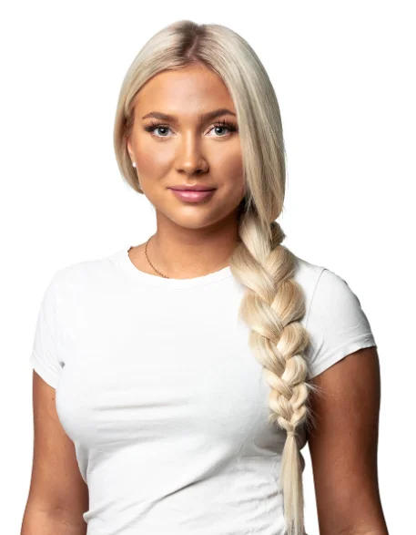 braids with human hair extensions