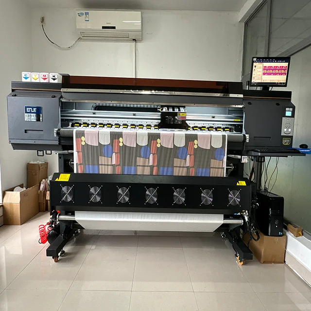 large format digital sublimation printer roll to roll 4 heads printer  machine textile printing sublimation printer