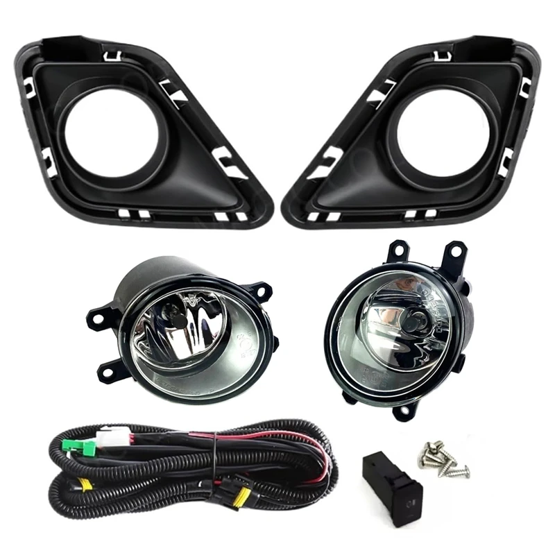 Paire De Couvercles Pour Feux Antibrouillard Avant Toyota Highlander 2009-2013 - Référence 81482-0E050 / 81481-0E040 - 3