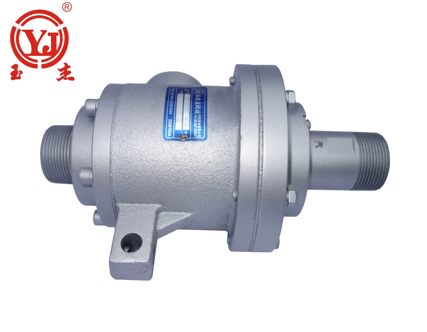 High Pressure Double-Pass Split Design Rotary Joint Cast Iron Housing with Positive Spherical Seal