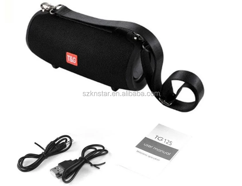 
 Лучшее качество, изготовленный в Шэньчжэне, портативный тканевый беспроводной Hi-Fi динамик, FM-радио, музыкальный плеер TG-125  