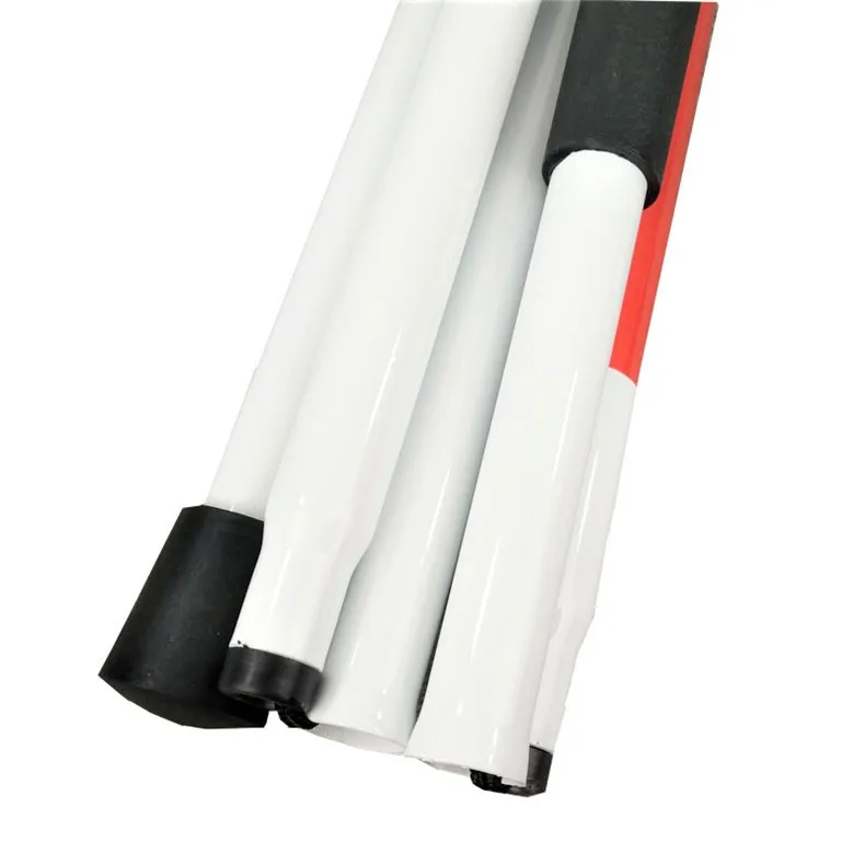Medical High Quality Blind Cane 4 Folding Aluminum Alloy Lightweight Walking Stick
