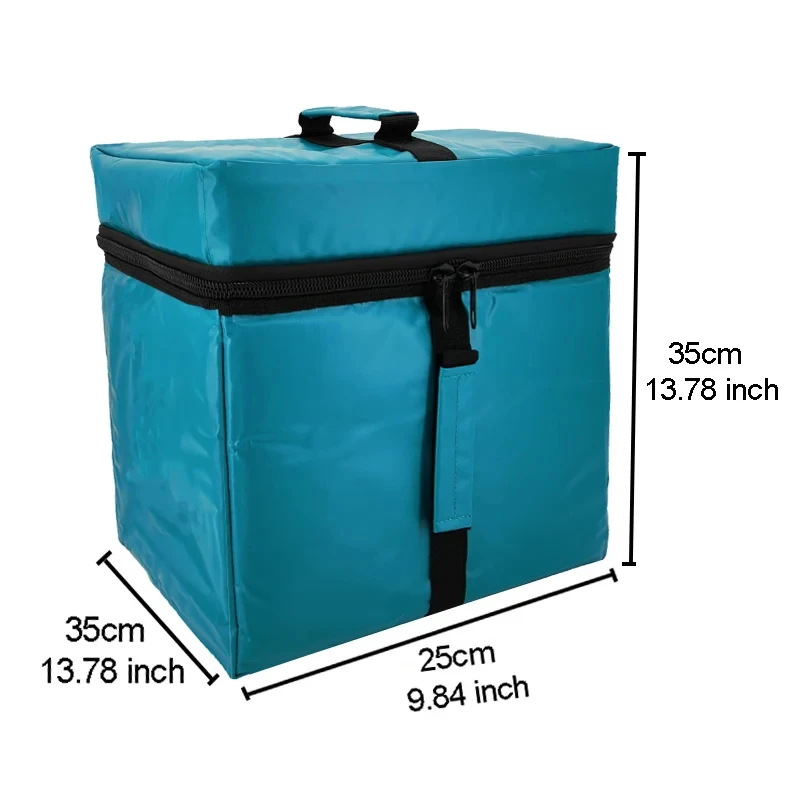 Custom Pizza Cooler Waterproof Thermal Insulated Food Delivery Bag And Grocery Bag Restaurants 3352