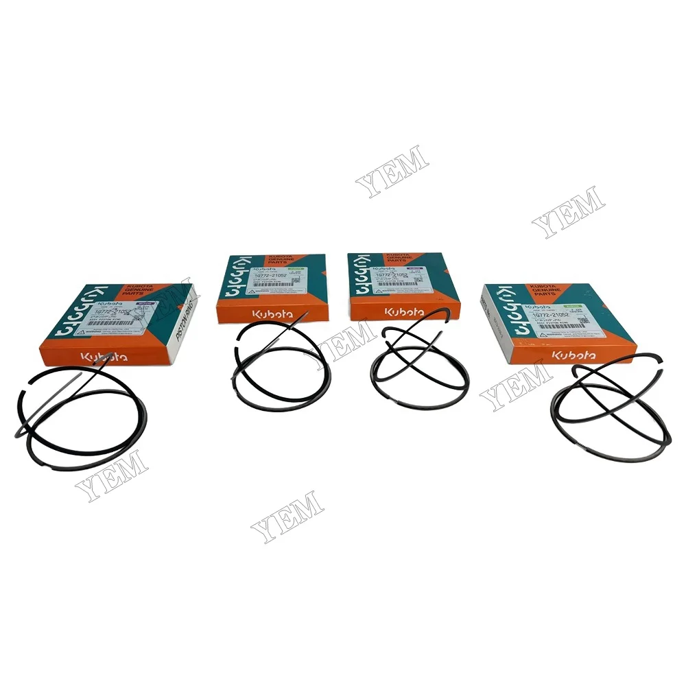RIK Piston Ring Excellent Quality for Kubota V2203 V2403 V2607 V3300 Piston Ring Engine Repair Kit