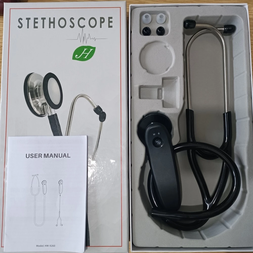 Ce Approved Digital Estetoscopio Wireless Stetoscope Medical Electronic
