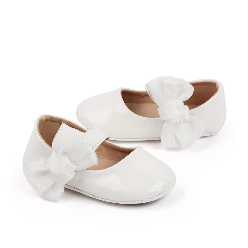 High Quality Soft PU Leather Baby Toddler Girl Shoes Prewalker Girl Princess Shoes 2025 manufacture