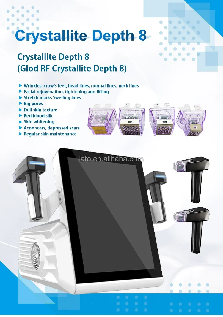 NEW 8mm depth protble rf fractional OEM body scar removeal Skin maintenance anti-aging face wrinkle removal