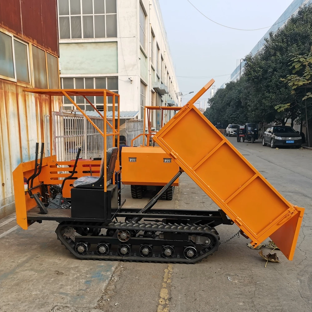 All Terrain Track Mini Dumper 1 Ton Small Crawler Dumper Loader
