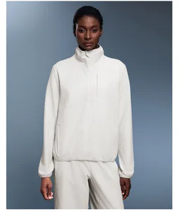 Outdoor Stand Neck Fitness Running Autumn Jackets High Quality Sports Women's Jackets with Zipper Pocket