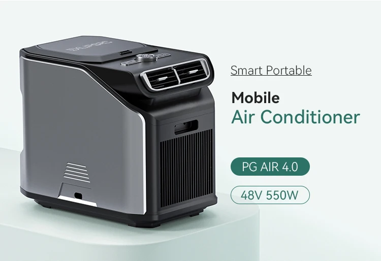 Exliporc 6000btu 48v 550w Portable Camp Air Conditioner Mini Car Air Conditioner Pet Room Garden