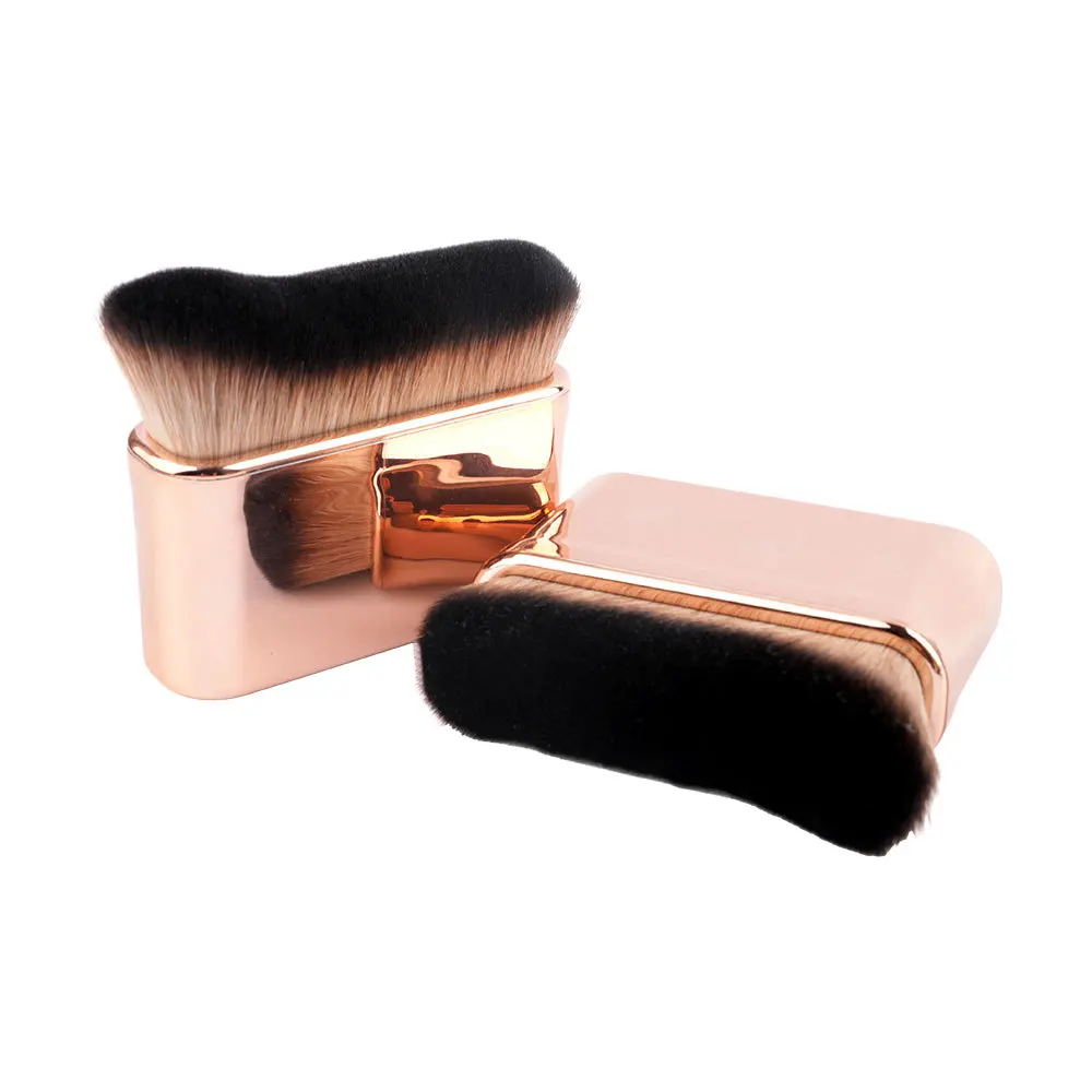 XUKZIMA Körper-Make-up-Pinsel – Großer Kabuki-Pinsel Für Selbstbräuner, Foundation Und Bronzer, Mit Roségold-Griff