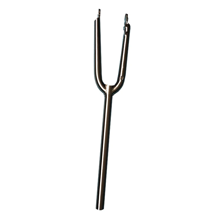 Factory Rpice of 451Titanium Bicycle Fork for Mini Velo Bicycle Fork Mini Velo Rigid Forks with Flat Disc Brake