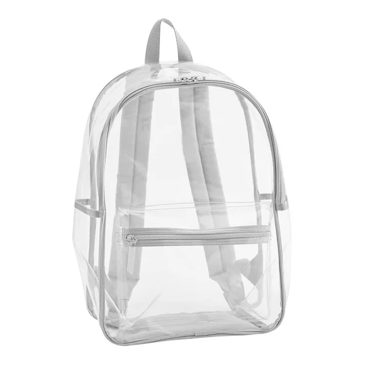 clear designer backpack