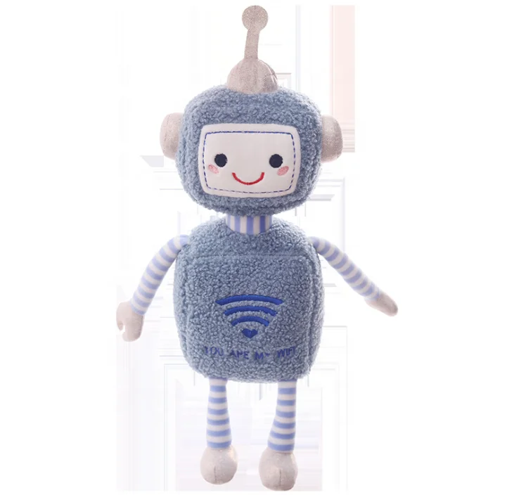 stuffed robot doll