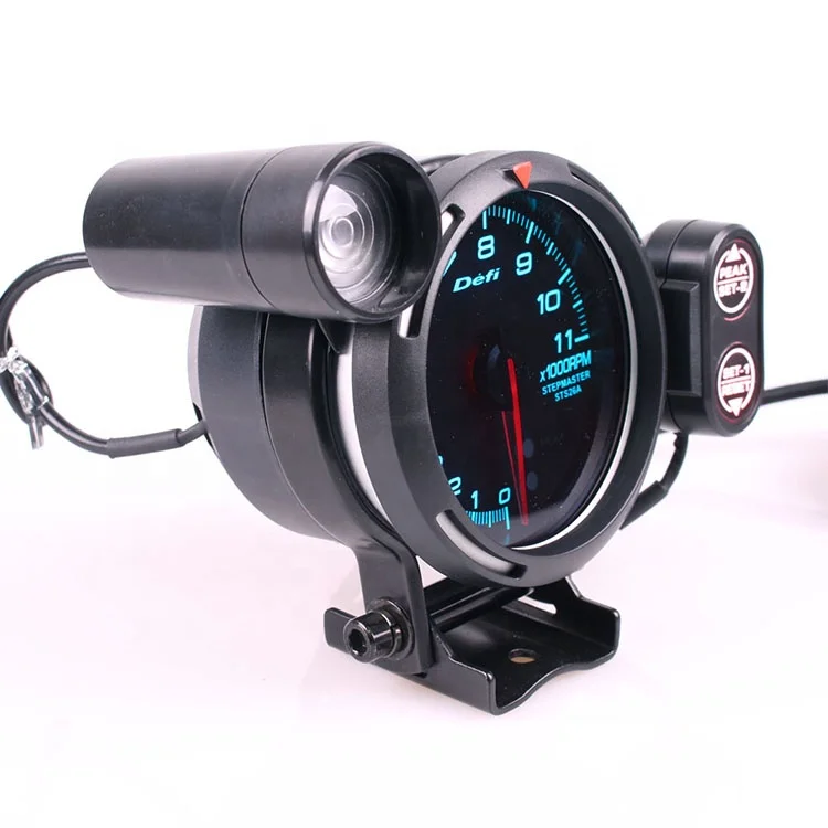 Universal Car Digital 7 Colors Display Classic 80mm Tachometer Gauge