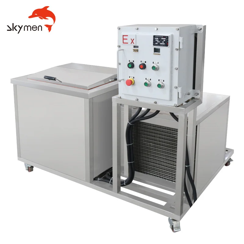 250L High Power Ultrasonic Bath With Cooling System Explosion Proof Ultrasonic Cleaning Machine