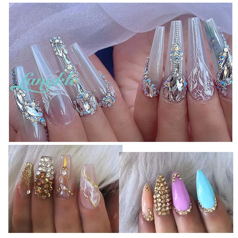 Wholesale Flat Bottom Diamond Nail Art Crystal Nail Art Gem Buy Nail