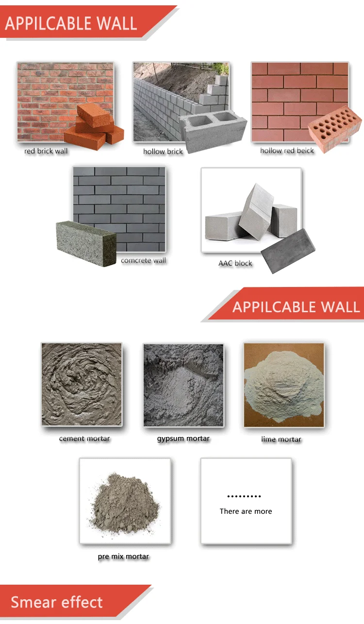 new automatic cement wall plastering machine