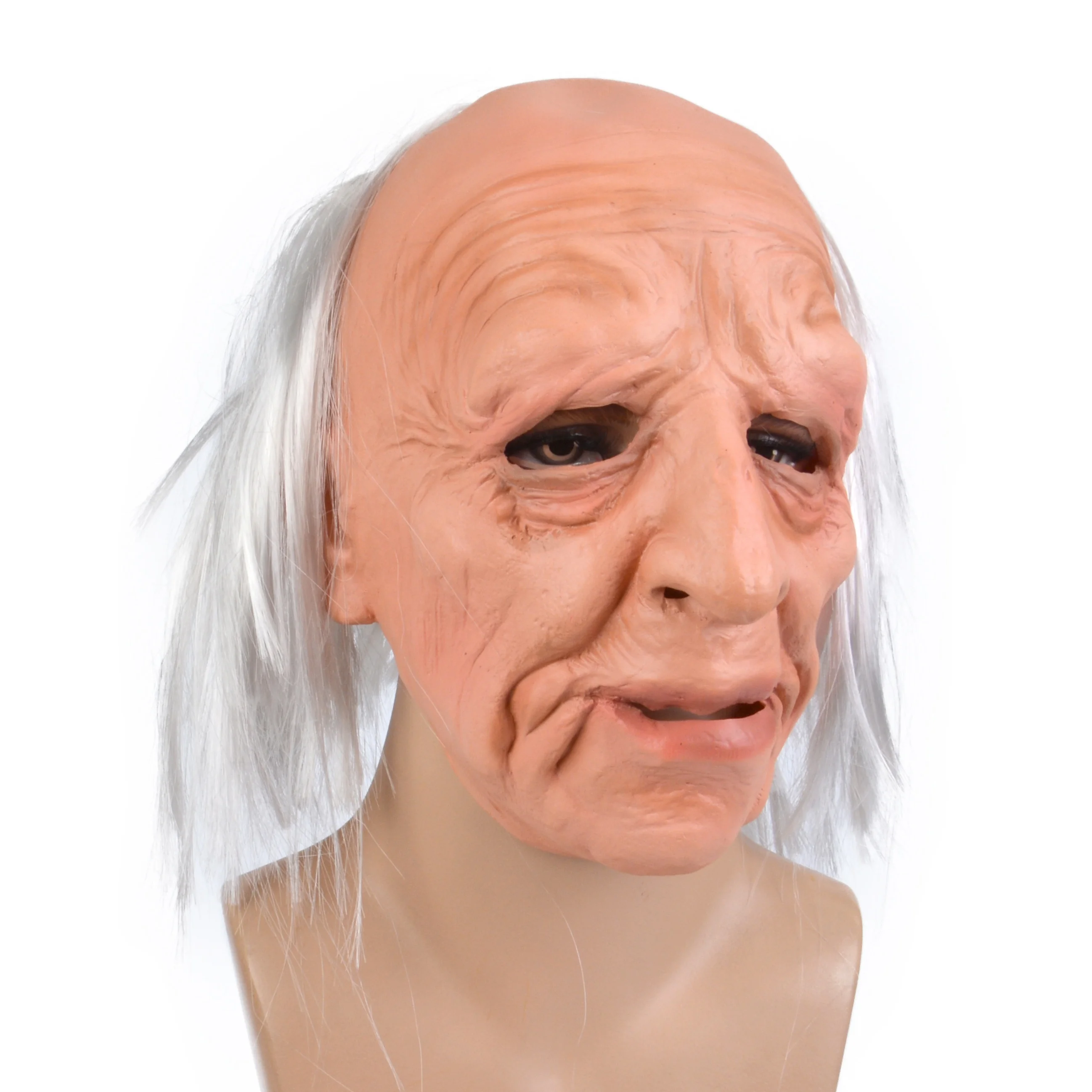 Old Man Funny Face Mask Coslpy Halloween Full Head Latex Mask Funny Masks  Supersoft Old Man Adult Mask Creepy Party Real Masks Party Masks AliExpress  | Halloween Latex Mask, Realistic Old Grandpa