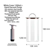 1200ml+hand pump White