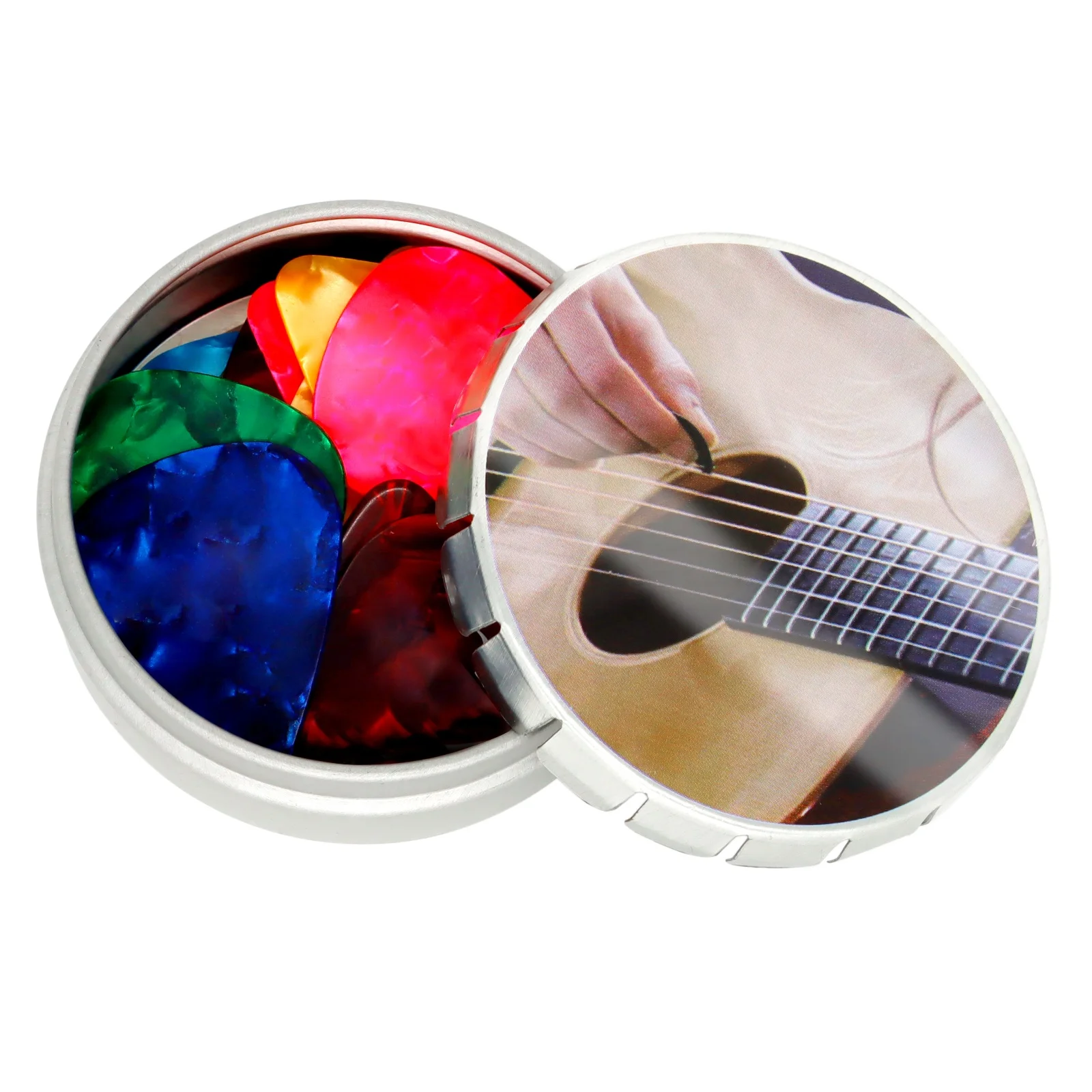 Набор для гитары хорошего качества персонализированный дизайн целлулоидная гитара 16 планшетов в коробке 4 размера