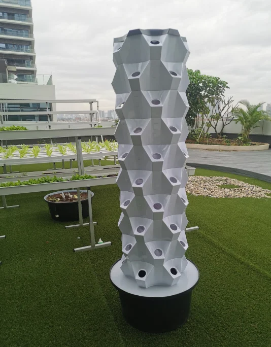 indoor hydroponic garden tower