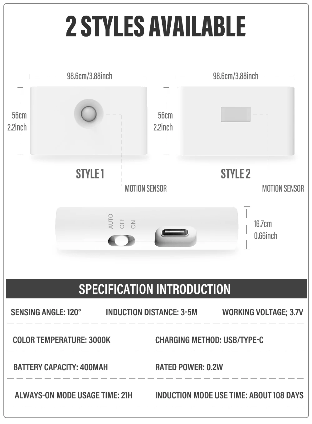 product wireless usb charging human body induction led induction night light-38