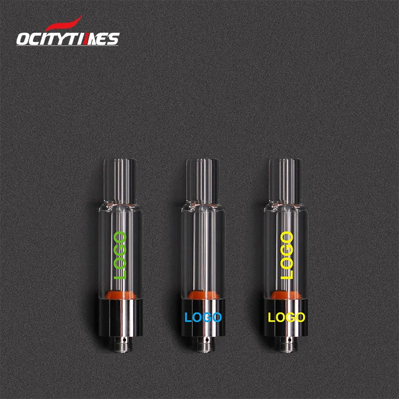 Ocitytimes C4 Bottom Airflow Smooth Airflow Glass Vape Cartridge 510 Atomizer