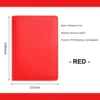 Porta pasaporte rojo