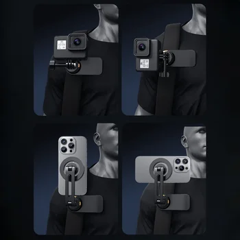 Backpack Strap Clip Mount Phone Holder Backpack Clip Clamp Mount for Gopro Phone Backpack Strap Clip for Outdoor product image