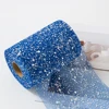 Fil flocon de neige bleu foncé de 15 cm de large 15 mètres