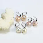Pearl Earring Earrings Earrings Freshwater Real Pearl Earring 11-12mm 3A Natural Genuine Baroque Pearl Earring Hanging Pearl Earrings