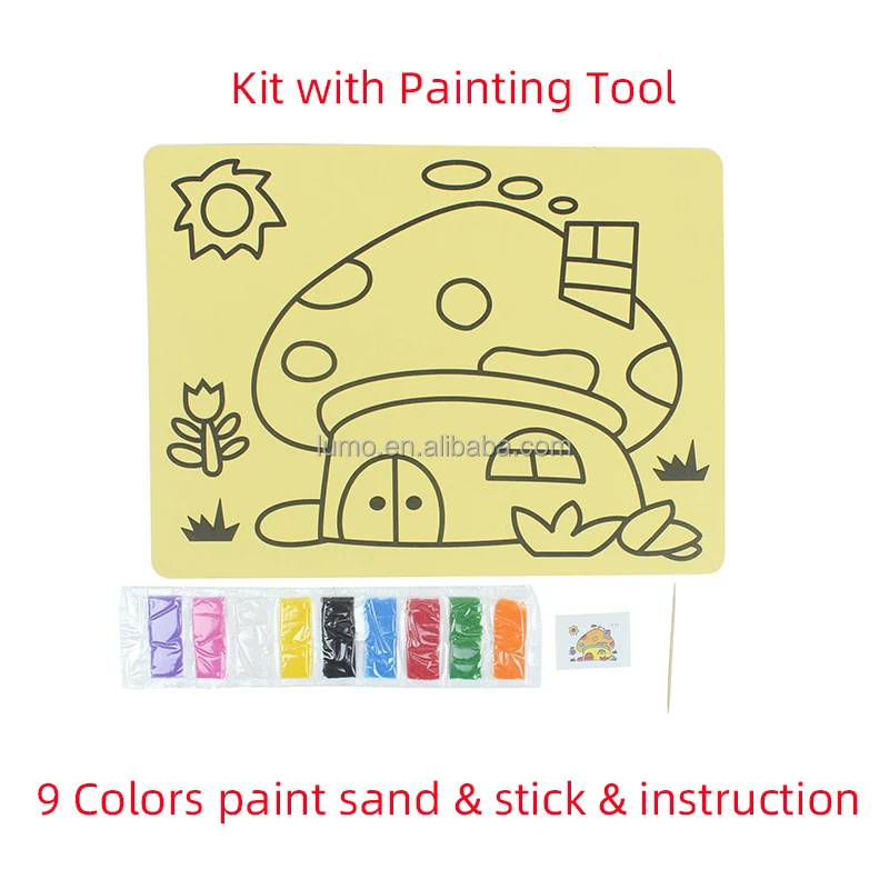 DIY Colored Sand Paintings  Sand art projects, Sand art for kids, Colored  sand art