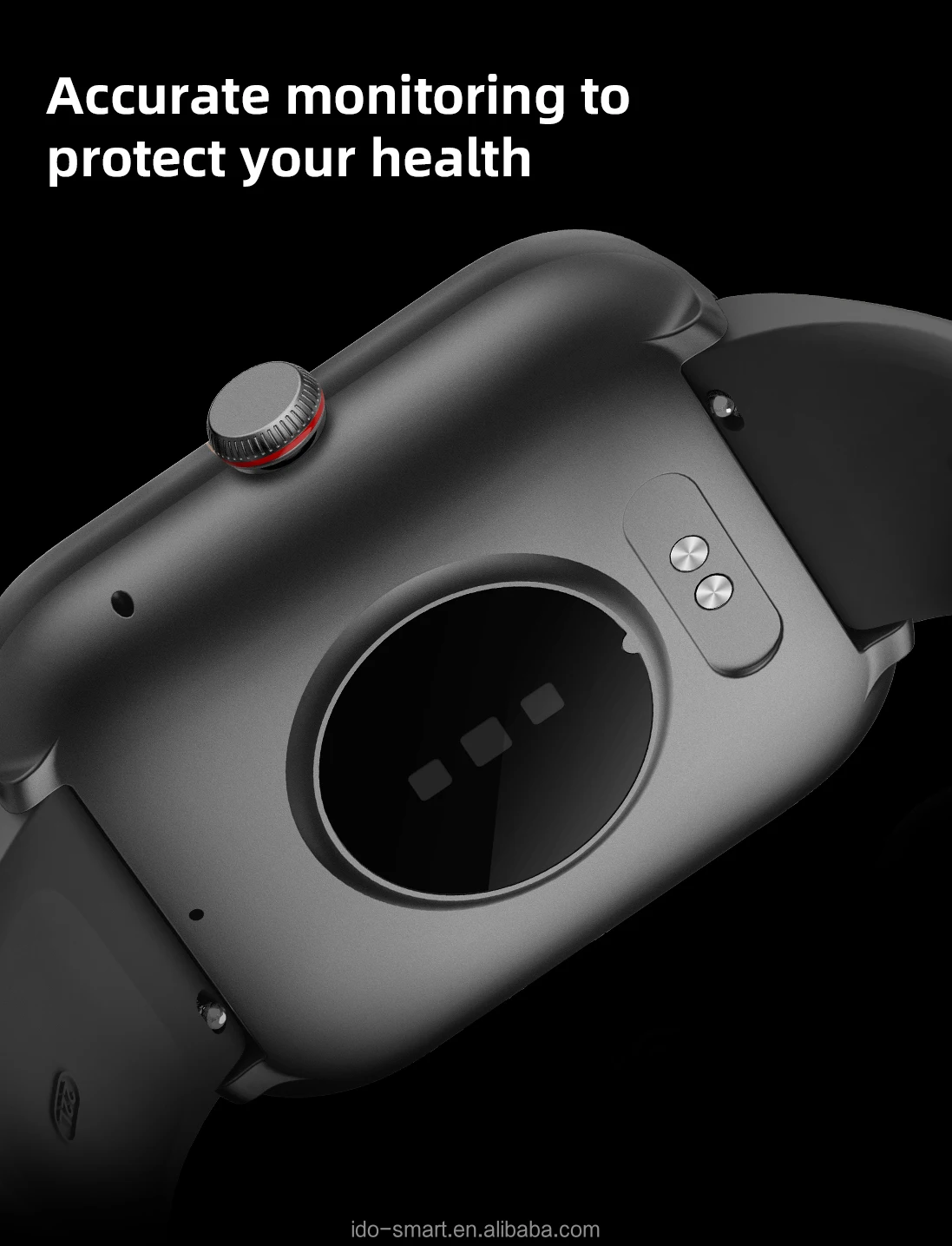 New Idw20 Waterproof Ip68 Bt 5.1 Smartwatch 1.91 Inch Tft Screen Blood Oxygen Pressure Health