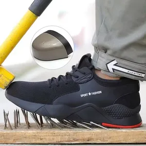 2026 New Arrival Breathable Men Safety Shoes Steel Toe Non-Slip Work Boots Male Safety Shoes Working Shoes
