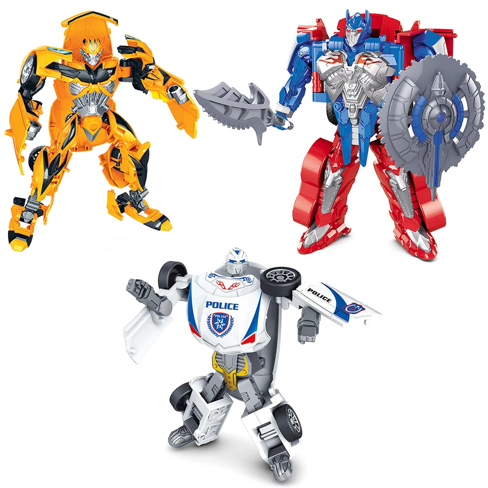 Robot Car Kit for Kids Perfect Gift Car Robot Deformation Cool Transformable Car Toy